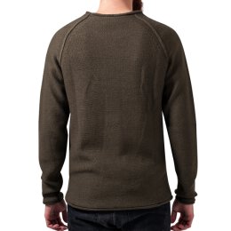 Urban Classics - TB1425 Raglan Wideneck Sweater - olive - M