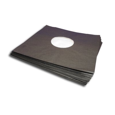 LP Innenhülle Deluxe mit Kunststofffütterung - schwarz 