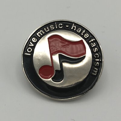 Love Music / Hate Fascism - Notes - Pin