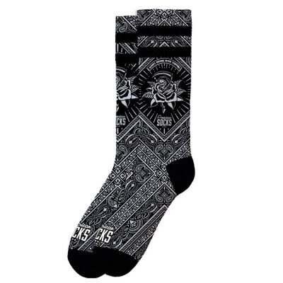 American Socks - Bandana Black - Socken - Signature - Mid High