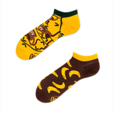 Many Mornings Socks - Monkey Business - Socken Low 35-38