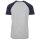 Urban Classics - TB639 Raglan Contrast T-Shirt - grey/navy M