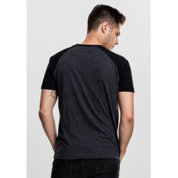 Urban Classics Men - TB639 - Raglan Contrast Tee cha/blk L