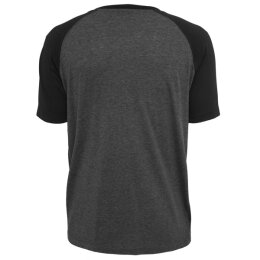 Urban Classics Men - TB639 - Raglan Contrast Tee cha/blk L