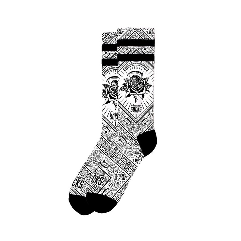 American Socks - Bandana White - Socken - Signature - Mid...