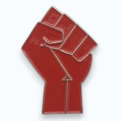 Workers Fist (red) - Pin