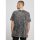 Build Your Brand - Acid Washed Tee (BY070) - darkgrey white S
