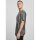 Build Your Brand - Acid Washed Tee (BY070) - darkgrey white S