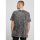 Build Your Brand - Acid Washed Tee (BY070) - darkgrey white L