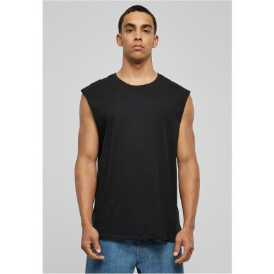 Urban Classics - TB1562 - Open Edge Sleeveless Tee - black M