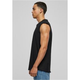 Urban Classics - TB1562 - Open Edge Sleeveless Tee - black M