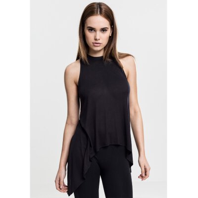 Urban Classics Ladies - TB1509 - Ladies HiLo Viscose Top black S