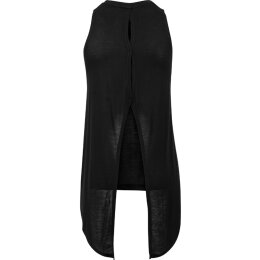 Urban Classics Ladies - TB1509 - Ladies HiLo Viscose Top black S