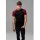 Urban Classics - TB639 Raglan Contrast T-Shirt - black/burgundy 3XL