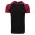 Urban Classics - TB639 Raglan Contrast T-Shirt - black/burgundy 3XL