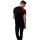 Urban Classics - TB639 Raglan Contrast T-Shirt - black/burgundy 5XL