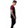 Urban Classics - TB639 Raglan Contrast T-Shirt - black/burgundy 5XL