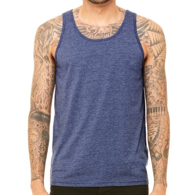 Bella + Canvas - 3480 Unisex Jersey Tank Top - heather navy XXL