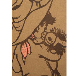Karte mit Umschlag - Belle & Boo Letterpress - Pony