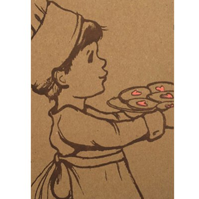 Postkarte mit Umschlag - Belle & Boo Letterpress - Cookies