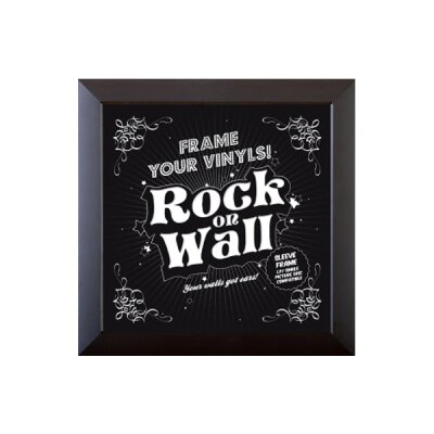 Rock On Wall - LP Rahmen - schwarz