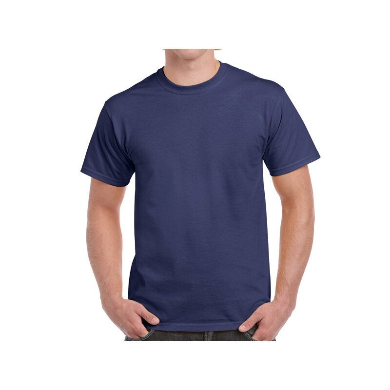 Gildan G2000 T-Shirt Uomo Ultra Cotone - Blu Pietra, Taglia L - Cotone 100% Resistente