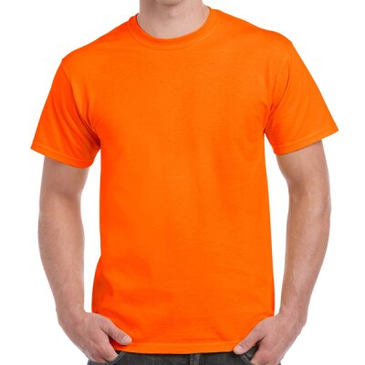 Gildan - 2000 Ultra Cotton Unisex T-Shirt - safety orange (neon)