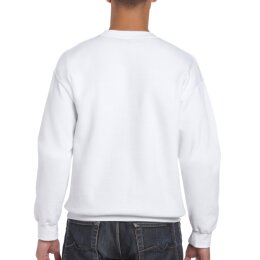 Gildan - 12000 Unisex Dry Blend Crewneck Sweatshirt - white