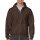 Gildan - 18600 Unisex Heavy Blend Zip Hooded Sweatshirt - dark chocolate