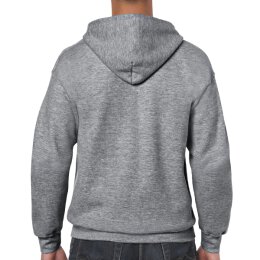 Gildan - 18600 Unisex Heavy Blend Zip Hooded Sweatshirt - graphite heather grey