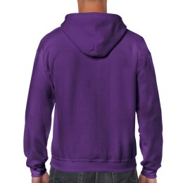 Gildan - 18600 Unisex Heavy Blend Zip Hooded Sweatshirt - purple