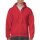 Gildan - 18600 Unisex Heavy Blend Zip Hooded Sweatshirt - red