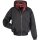 Harrington-Style Jacke hooded - schwarz