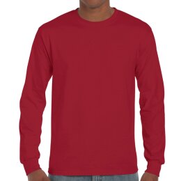 Gildan - 2400 Unisex Ultra Cotton Longsleeve - cardinal red