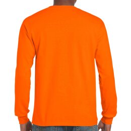 Gildan - 2400 Unisex Ultra Cotton Longsleeve - safety orange