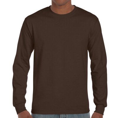 Gildan - 2400 Unisex Ultra Cotton Longsleeve - dark chocolate