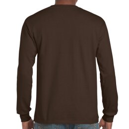 Gildan - 2400 Unisex Ultra Cotton Longsleeve - dark chocolate