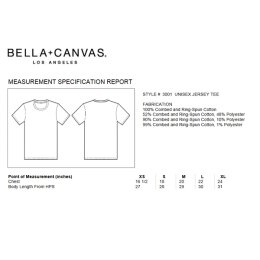 Bella + Canvas - 3001 Unisex Jersey Crewneck T-Shirt - athletic heather