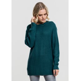 Urban Classics - TB1745 Ladies Basic Crew Sweater - teal