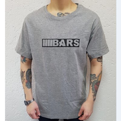 BARS - Boxlogo - T-Shirt - Unisex - heather grey