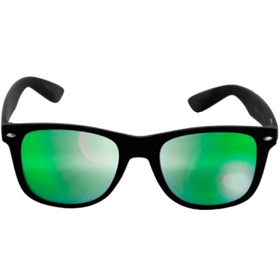 Sonnenbrille - Likoma - Mirror - black/green
