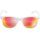 Sonnenbrille - Likoma - Mirror - white/red