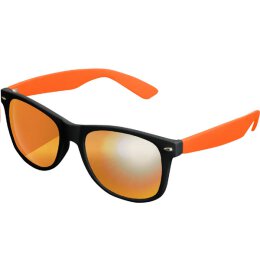 Sonnenbrille - Likoma - Mirror - black/orange/orange