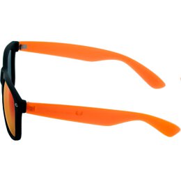 Sonnenbrille - Likoma - Mirror - black/orange/orange