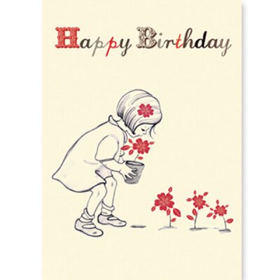 Postkarte mit Umschlag - 1973 - Belle & Boo - Happy Birthday