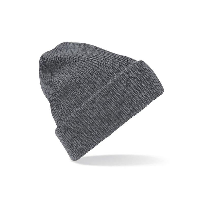 Beechfield Recycled Snowstar Beanie - Eco-Friendly Winter Hat, Graphite Grey, One Size Fits All - View #6