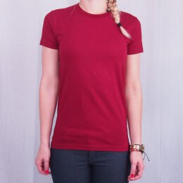American Apparel - 2102 - Girl Shirt - cranberry