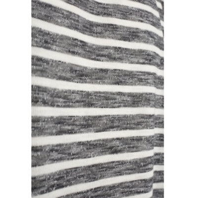 Urban Classics - TB1837 - Ladies Oversized Stripe Pullover - black/white