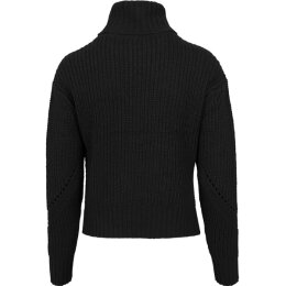 Urban Classics - TB1744 - Ladies HiLo Turtleneck Sweater - black