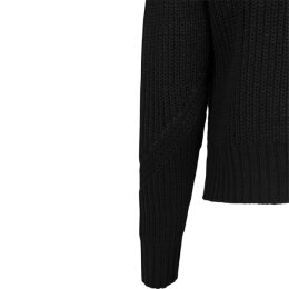 Urban Classics - TB1744 - Ladies HiLo Turtleneck Sweater - black